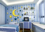 【天星】星月3d水晶立体墙贴星星月亮墙贴客厅卧室墙儿童房亚克力