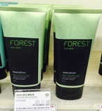 韩国控油深层清洁正品代购悦诗风吟男士森林洗面奶蓝色绿色现货