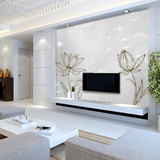 3D无缝简约现代北欧电视背景大型壁画 客厅沙发卧室墙纸壁纸