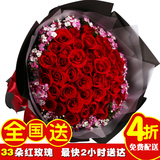 红玫瑰花鲜花速递全国同城生日合肥重庆郑州深圳广州杭州大连花店