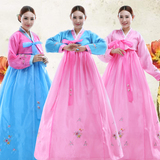 2016韩国传统结婚宫廷礼服韩服朝鲜族舞蹈大长今少数民族演出服装