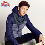 龙狮戴尔2016韩版修身轻薄款男士羽绒服冬装新款青年男装连帽外套