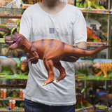 侏罗纪世界超大号仿真软胶恐龙玩具霸王龙三角背剑龙模型礼品68cm