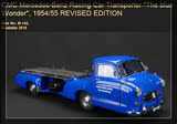 CMC 1:18 1954 奔驰 运输车 赛车拖车 Blue Wonder 合金模型预订
