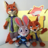 疯狂动物城公仔 正品狐狸Nick兔子Judy树懒玩偶玩具节日礼品包邮