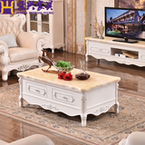 欧式实木大理石茶几客厅简约电视柜组合小户型套整装现代新款家具