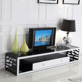 电视柜简约现代钢化玻璃客厅个性家具组合创意小户型办公室方形桌