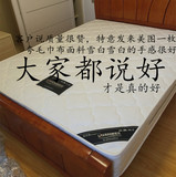 双人折叠老人小孩偏硬床垫1.2m1.5m1.8m弹簧椰棕经济型席梦思床垫