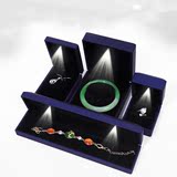 创意求婚钻戒指盒珠宝首饰盒子LED灯项链盒礼品收纳手链手镯盒