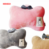 名创优品日本MINISO可爱毛绒卡通头枕护颈枕靠枕骨头枕汽车用