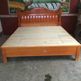 包邮全实木双人床1.5 1.8米大床松木儿童单人床1.2米简约现代简易