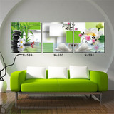 客厅现代简约无框画装饰画沙发背景墙画三联画3d立体壁画立体挂画