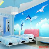 儿童房卡通背景墙纸壁画加厚环保壁纸防水卧室床头3D无缝浮雕海