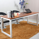 钢木电脑桌台式笔记本桌简约家用书桌写字学习办公会议桌简易桌子