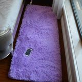 定制床边小地毯家用铺满房间地毯卧室长方形丝毛绒地垫茶几地毯