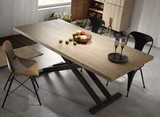 美式复古餐桌实木loft复古组合咖啡桌铁艺组装做旧茶几简约工作台