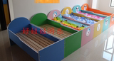 儿童单人床造型床幼儿园专用床幼儿床木质床防火板床多层上下铺床