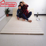 包邮实木原木折叠床板 硬板床垫单双人床铺板木板床垫1.5m1.8米