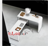 钢琴烤漆书桌创意个性办公桌双人电脑桌旋转书桌办公桌电脑桌定制