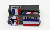 法国旗汽车金属车贴标车尾装饰3D立体个性车身贴地图贴纸划痕遮挡