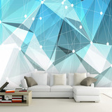 北欧现代抽象几何图形壁画沙发卧室电视背景无缝无纺布壁纸墙纸