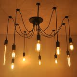 创意个性客厅餐厅吊灯天女散花蜘蛛吊灯现代简约复古装饰LED吊灯