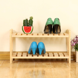 多层实木鞋架子 简易鞋柜收纳置物架层架 多功能架子