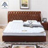 家具席梦思超薄弹簧床垫1.5 1.8米 6圈压缩整网精钢弹簧床垫