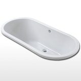 1.6米椭圆形嵌入式浴缸亚克力成人浴缸75CM宽镶嵌式台上浴盆特价