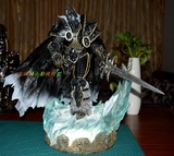 龙战骑士 魔兽世界 阿尔萨斯 巫妖王 风暴英雄 雕像手办 模型