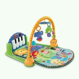 包邮 费雪健身架脚踏钢琴宝宝早教音乐游戏毯婴儿爬行垫玩具