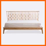 实木床 北欧简约个性 高品质床 进口白腊木 宜家现代床