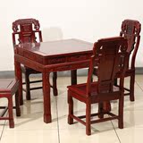 红木四方桌 非洲酸枝木正方形餐桌 东阳明清古典中式家具正品承诺
