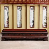 红木电视柜 印尼黑酸枝木 储物柜视听柜东阳中式古典客厅家具四抽