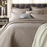欧式奢华床盖三件套五件套样板房软装绗缝被空调被全棉纯棉床罩冬