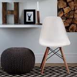 现代餐椅实木欧式简约时尚休闲洽谈设计师咖啡椅Eames伊姆斯椅子