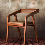 美式铁艺复古椅子西餐桌椅会议椅实木餐桌椅休闲椅电脑椅咖啡厅椅