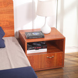 新款小床头柜简约现代个性实木边柜储物柜组装新中式床头柜包邮