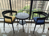 美式loft铁艺实木酒吧桌椅创意实木咖啡厅桌椅奶茶店休闲阳台桌椅