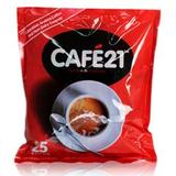 新加坡进口 金味CAFE21二合一无糖白咖啡12克X25条速溶
