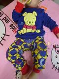 香港代购 男童家居服套装 迪士尼乐园小熊维尼可爱睡衣纯棉正品