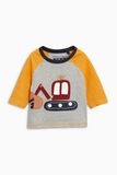 现货！香港next正品代购 2016年男童小汽车图案纯棉长袖t恤