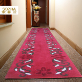 防潮耐磨隔音中式酒店大堂走廊满铺纯手工优质羊毛地毯可来图定制