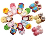 春夏男女宝宝地板袜套婴儿童船袜薄款全棉防滑早教大鞋袜学步袜子
