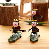 创意可爱甲壳昆虫摆件家居客厅办公室儿童书房电视酒柜桌面装饰品