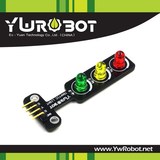 【YwRobot】Arduino电子积木 LED交通信号灯发光模块 红绿灯模块