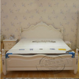欧式实木床储物床1.5米双人床1.8米白色公主床韩式女孩床底收纳箱