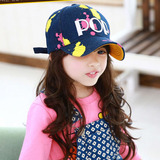 韩版春秋季新款儿童帽子3-8岁男女童棒球帽时尚百搭潮宝宝鸭舌帽
