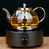 加厚耐热玻璃茶壶不锈钢过滤煮茶壶烧水壶电陶炉加热茶具套装