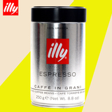 意利illy咖啡豆深度烘焙 意大利原装进口咖啡豆意式浓缩1罐装250g